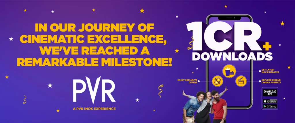 PVR INOX app reaches 10 Million Android Downloads milestone