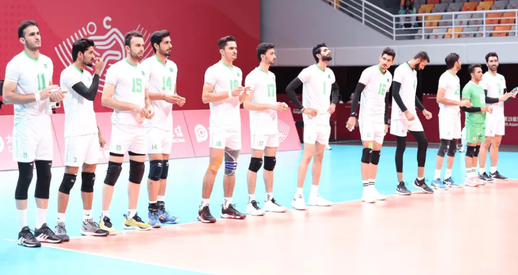 Pakistan Volleyball Team Image via Twitter Ronaldo and David Beckham's Surprise Appearance at Asian Games