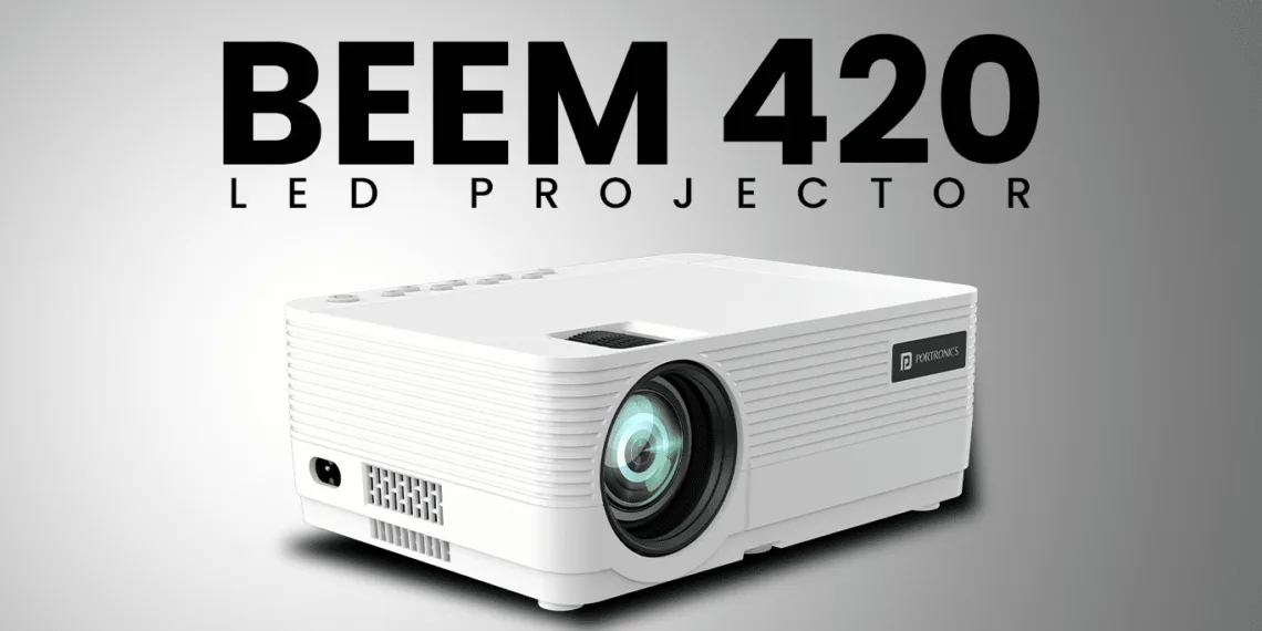 Portronics Beem 420 Multimedia Projector launched at ₹11,999