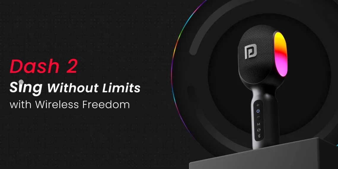 Portronics DASH 2: Sing Your Heart Out with This All-in-One Karaoke Mic
