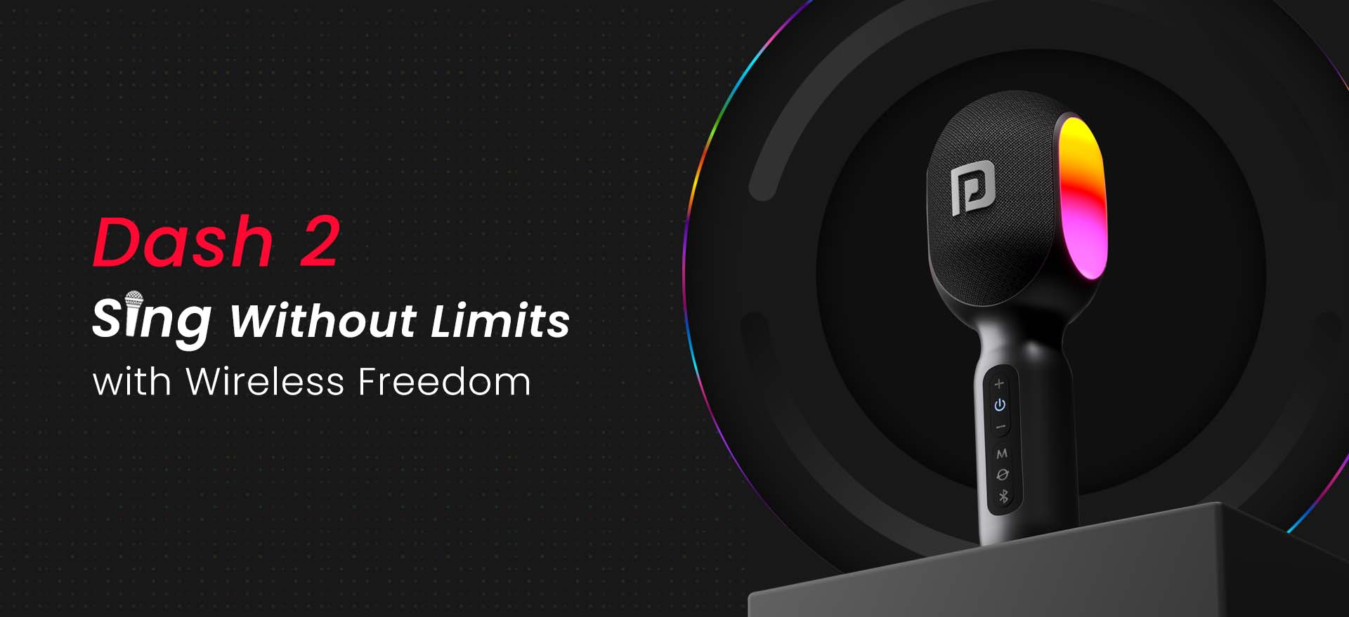 Portronics DASH 2: Sing Your Heart Out with This All-in-One Karaoke Mic