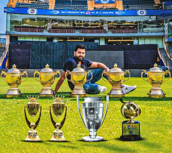 Rohit Sharma Trophies Triumph: Mesmerizing Odyssey of Success as Captain!