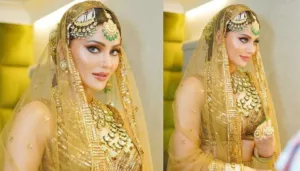 Urvashi Rautela Dons A Bridal Look