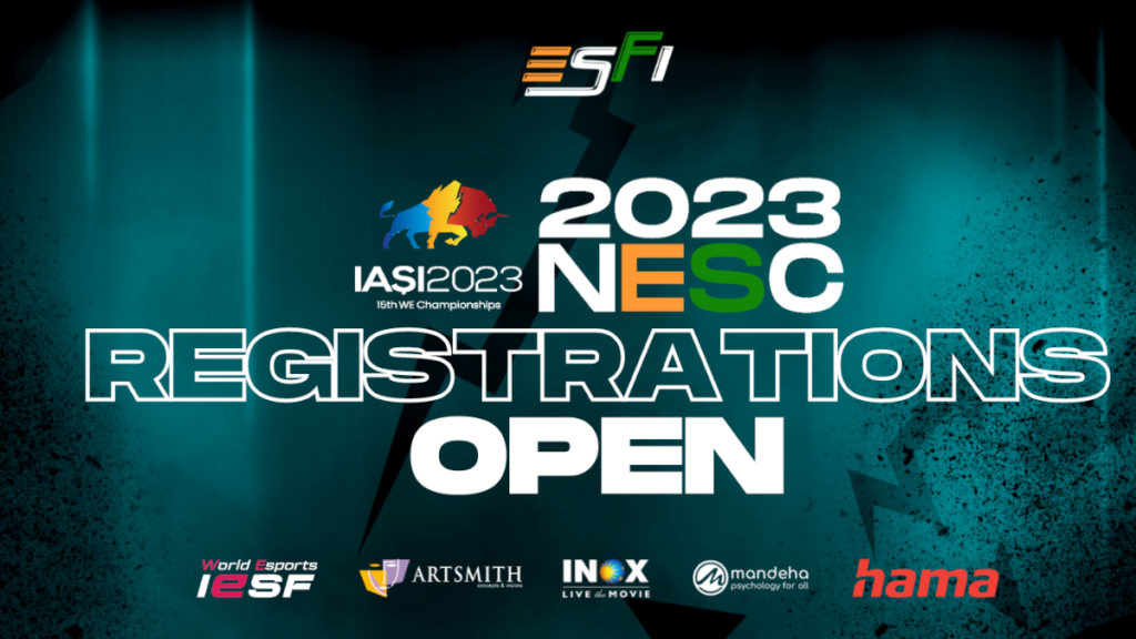 eesre ESFI Confirmed Official Date of the National Esports Championships to lift Indian Contingent for Global Esports Games 2023
