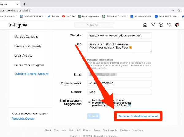 image 331 How to Temporarily Deactivate Your Instagram Account in 2024?