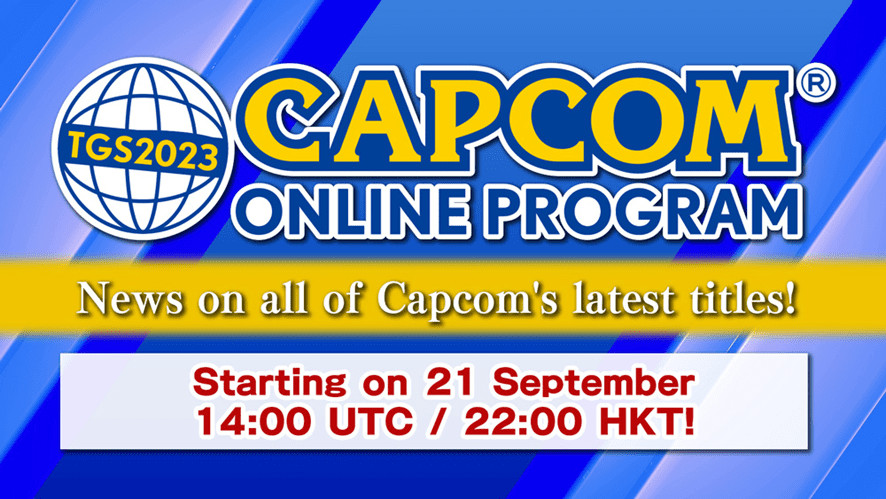 Capcom Online Program for Tokyo Game Show 2023 starts on 21st September