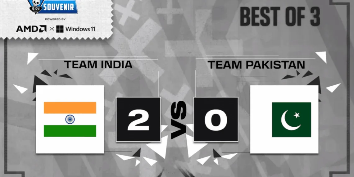 India defeats Pakistan by 2-0 in Skyesports Souvenir 2023