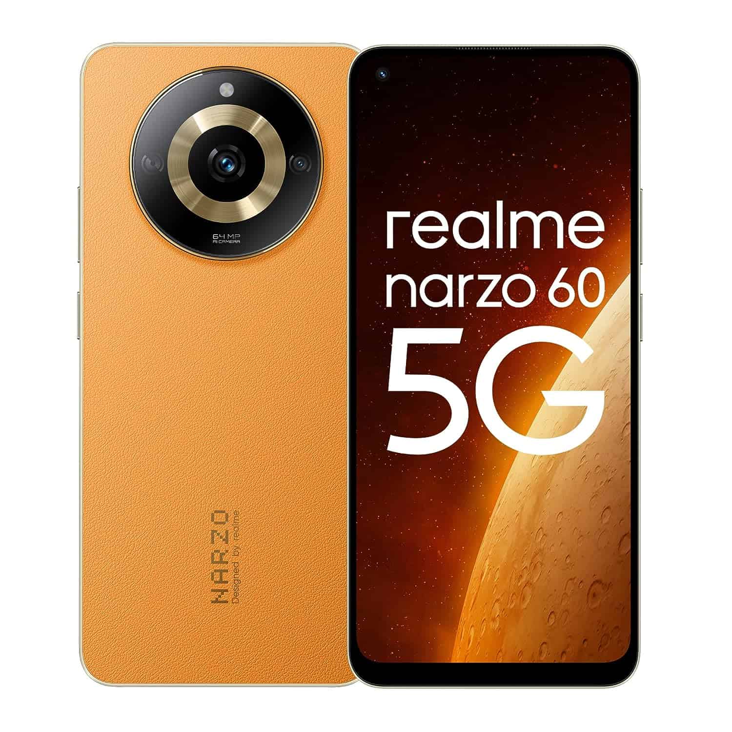 Unleash Your Creativity with the Realme Narzo 60 5G Mars Orange Smartphone