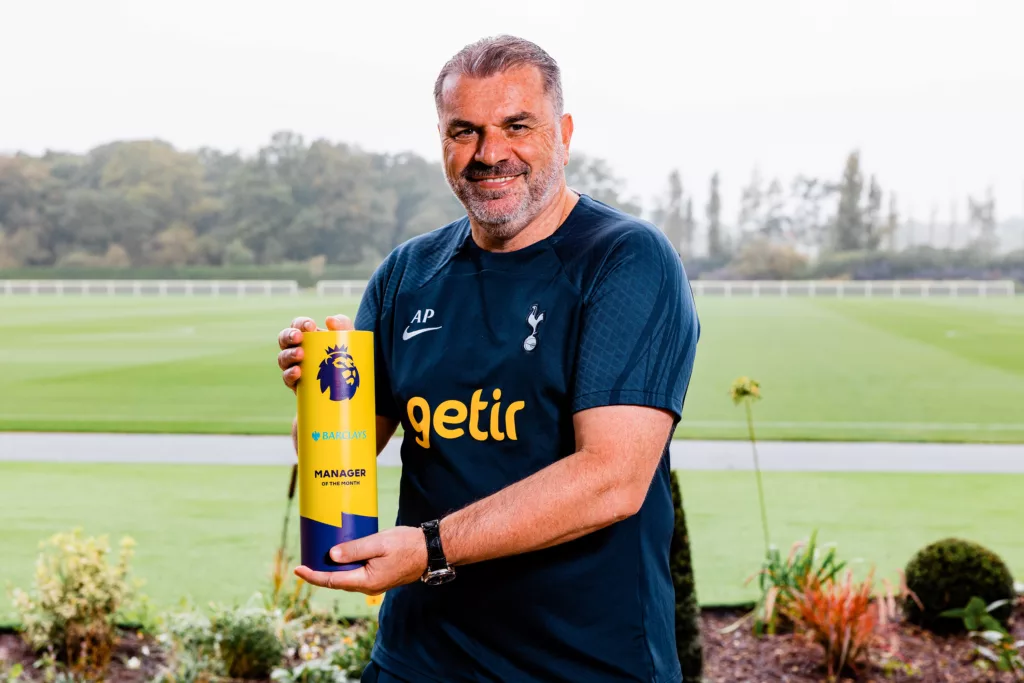 Ange Postecoglou Won the Premier League Manager of the Month in September with Tottenham Image via Twitter Tottenham Hotspur Sit at the Top of Premier League: But How Good are They Exactly?