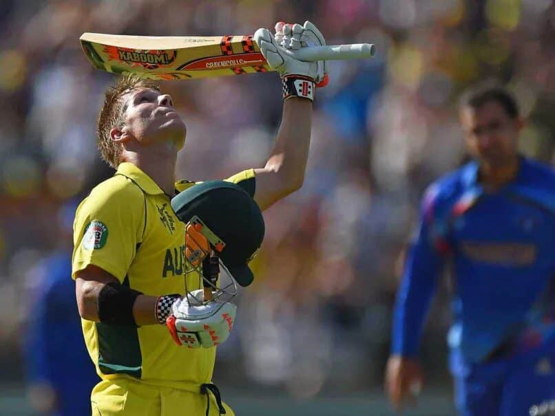 David Warner against Afghanistan in 2015 World Cup Image via NDTV Sports ICC ODI World Cup: Top 5 Highest Score in World Cup history