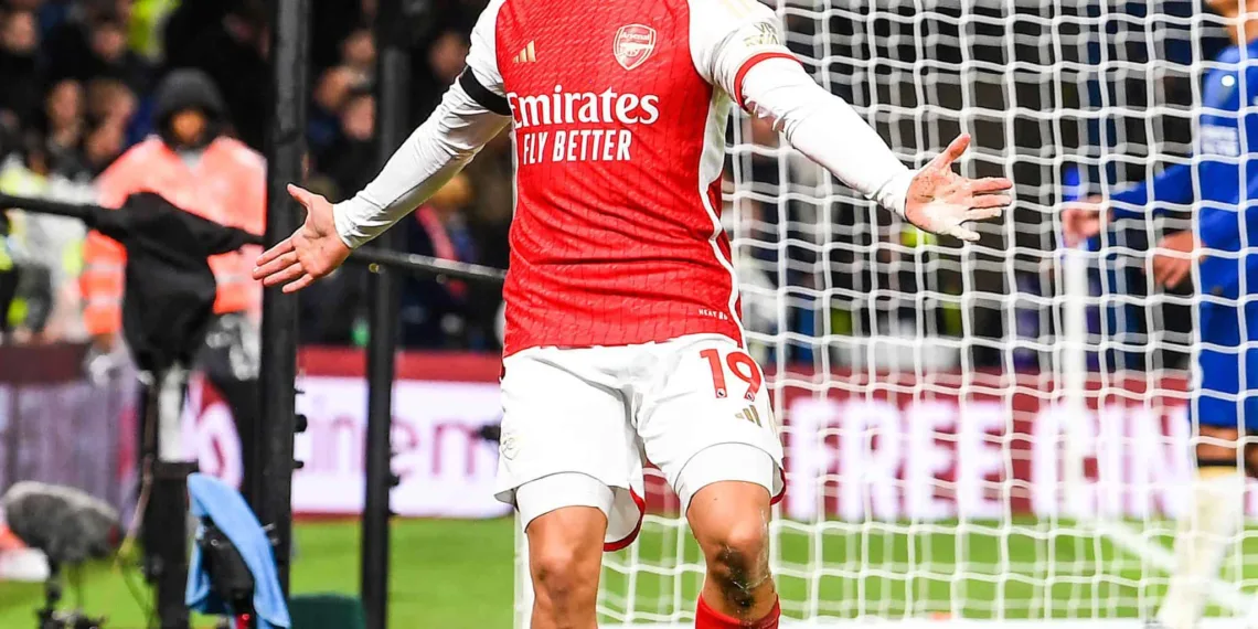 Arsenal vs Chelsea Leandro Trossard