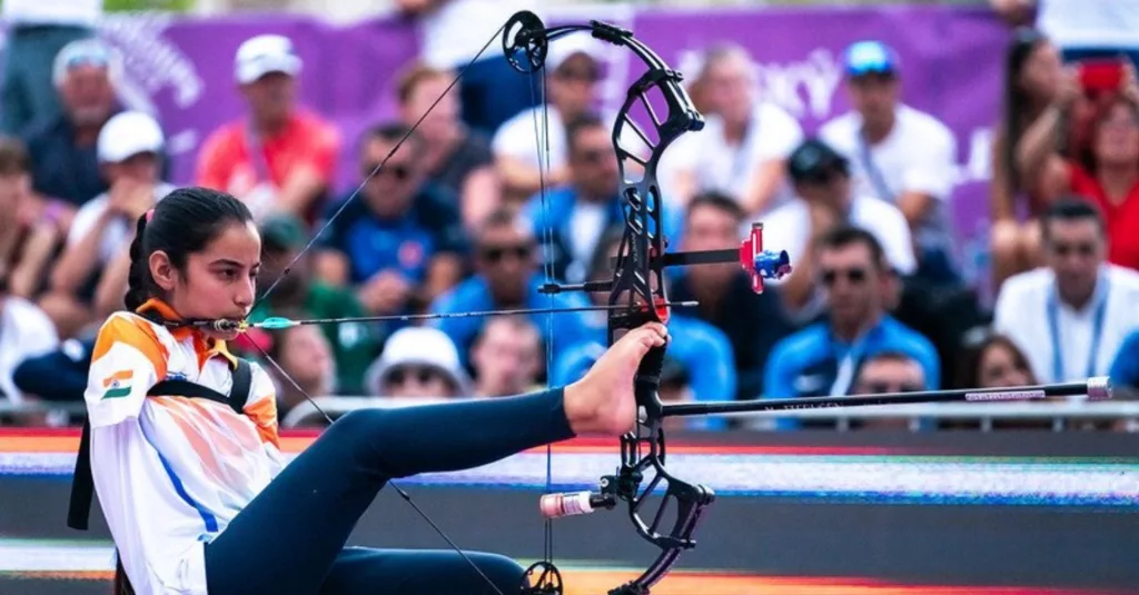 Sheetal Devi Image via JK Students Sheetal Devi: World's first Armless Archer's Inspirational Triumph, Wins Gold Medal in Asian Para Games 2023