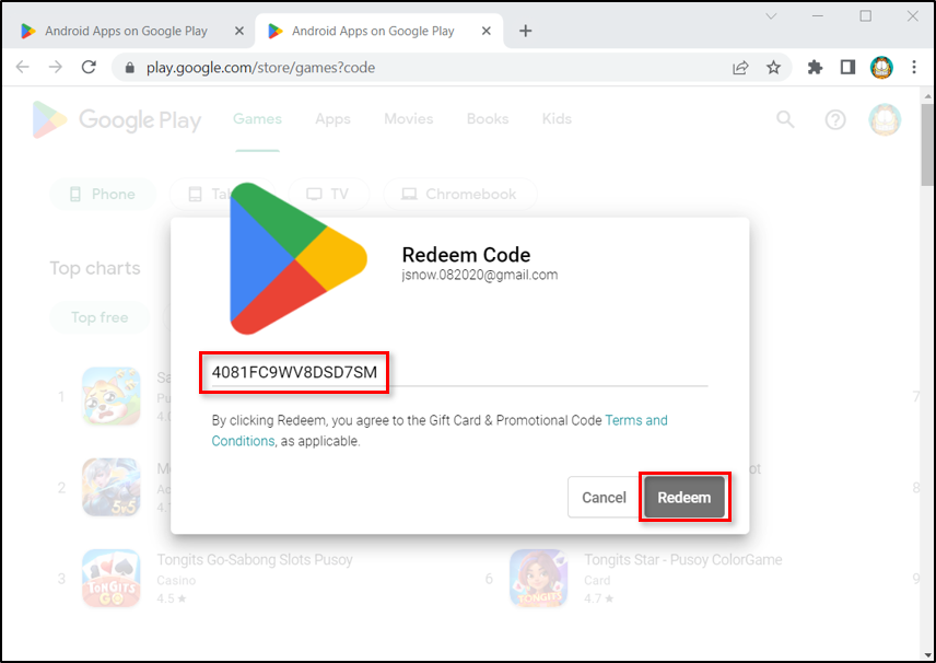 g3 NEW Google Play Store Redeem Codes for Free in 2024