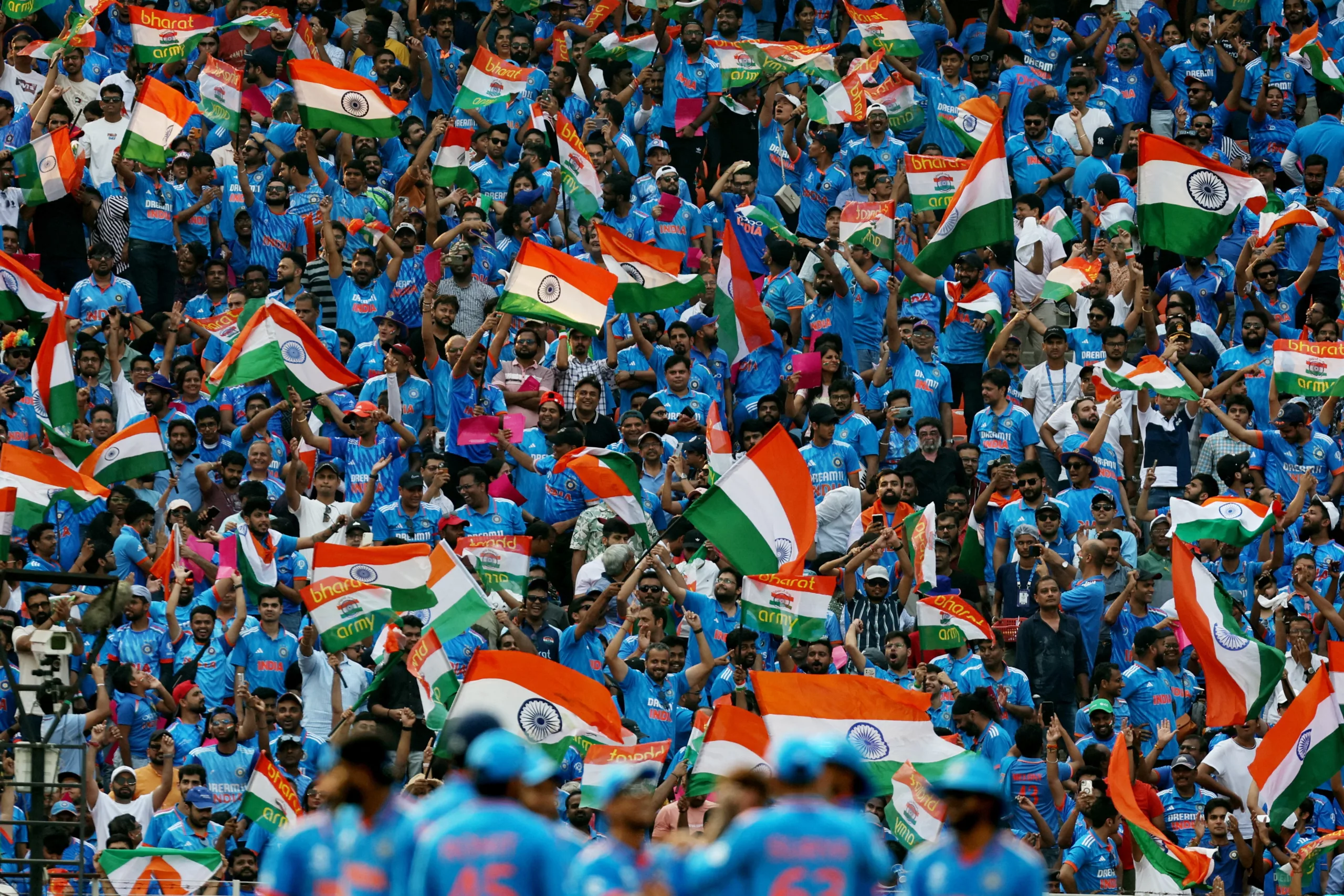Cricket Fans at ICC World Cup 2023, Image via Reuters