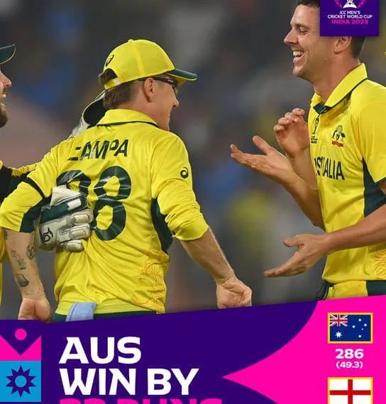 ICC World Cup 2023 -England vs Australia