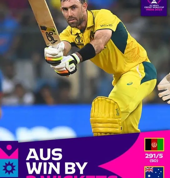 ICC World Cup 2023 - Australia vs Afghanistan