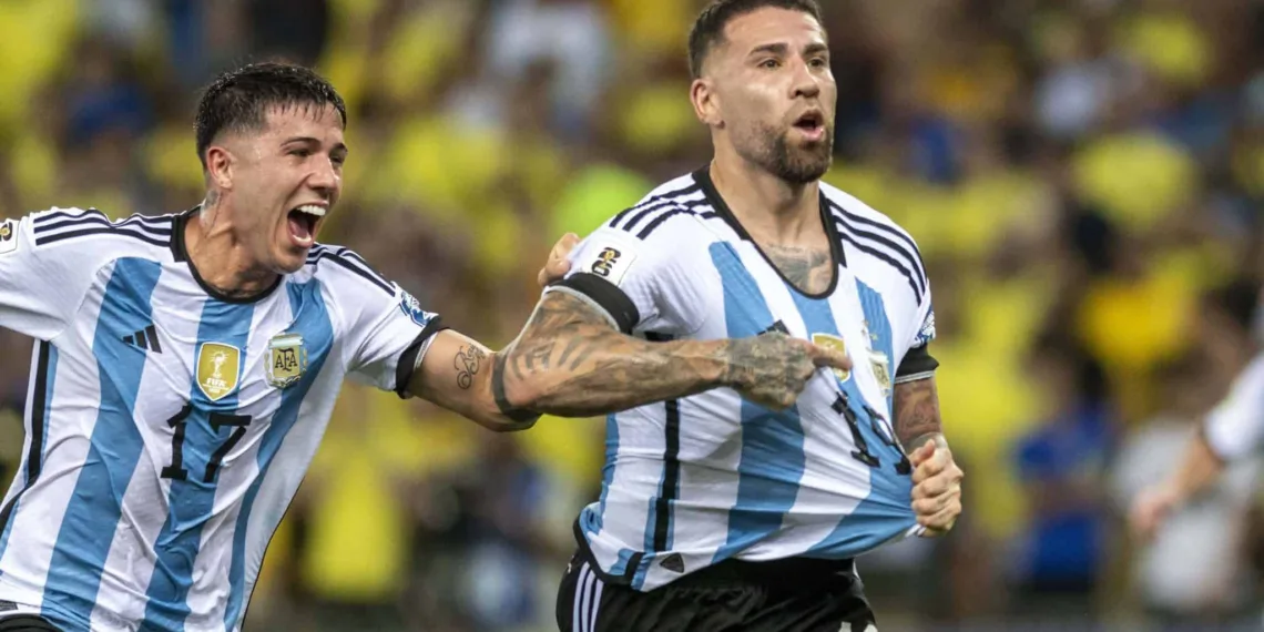 Nicolas Otamendi Enzo Fernandez Brazil vs Argentina