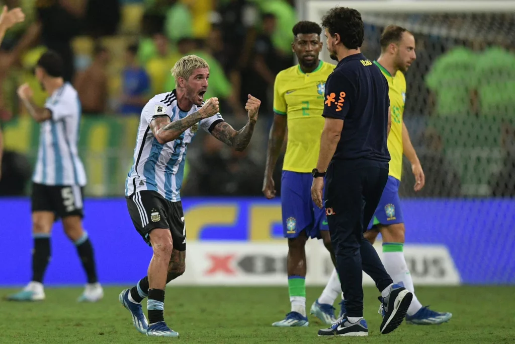 Rodrigo De Paul Brazil vs Argentina