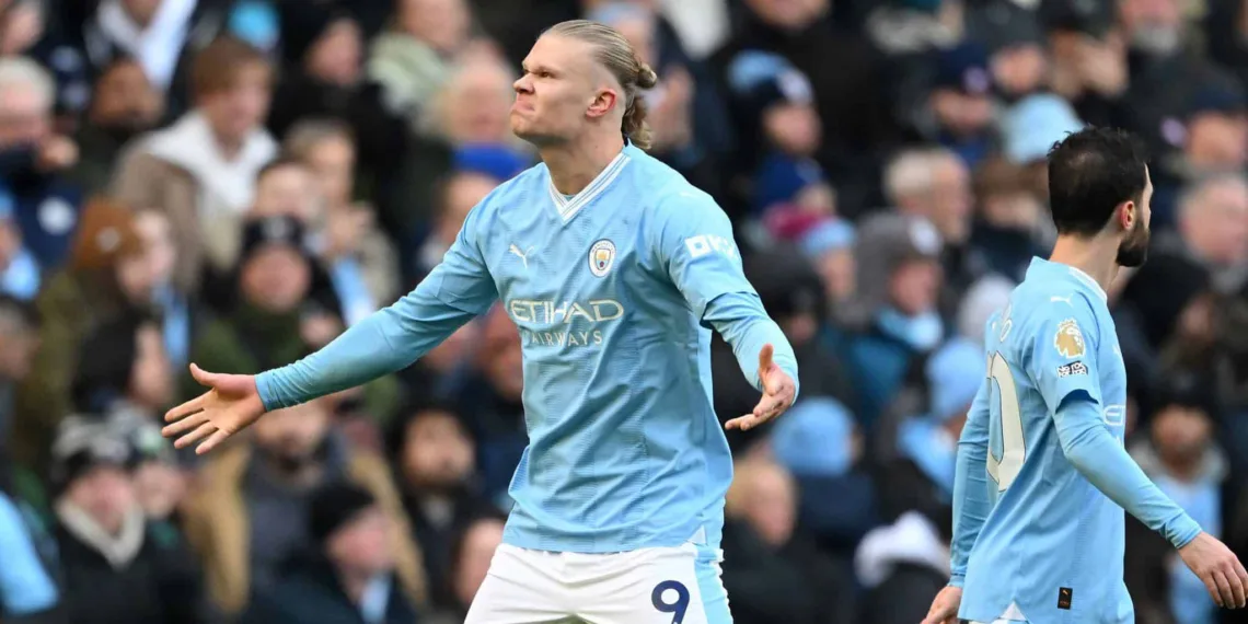 Erling Haaland Manchester City vs Liverpool