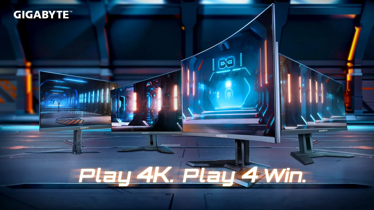 GIGABYTE brings PLAY 4K. PLAY 4 WIN campaign for its 4K Tactical Gaming Monitors