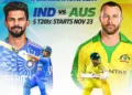 India vs Australia, 1st T20I, Image via Twitter