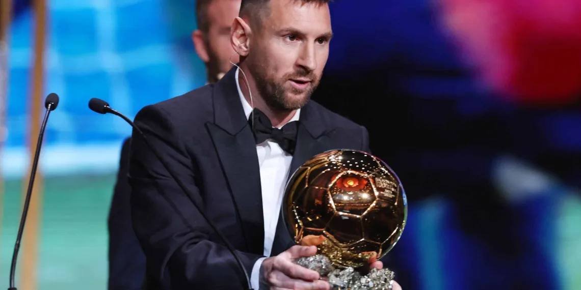 Lionel Messi Wins his Record 8th Ballon d'Or, Image via Reuters