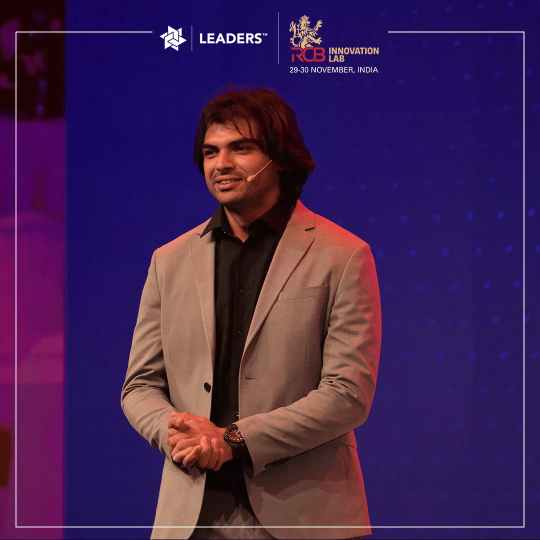 Neeraj Chopra Advocates for Live Telecast of Athletics; Speaks at RCB Innovation Lab's Meet