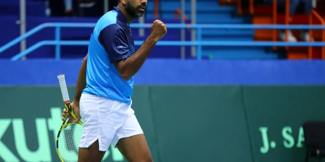 Rohan Bopanna, Image via Reuters