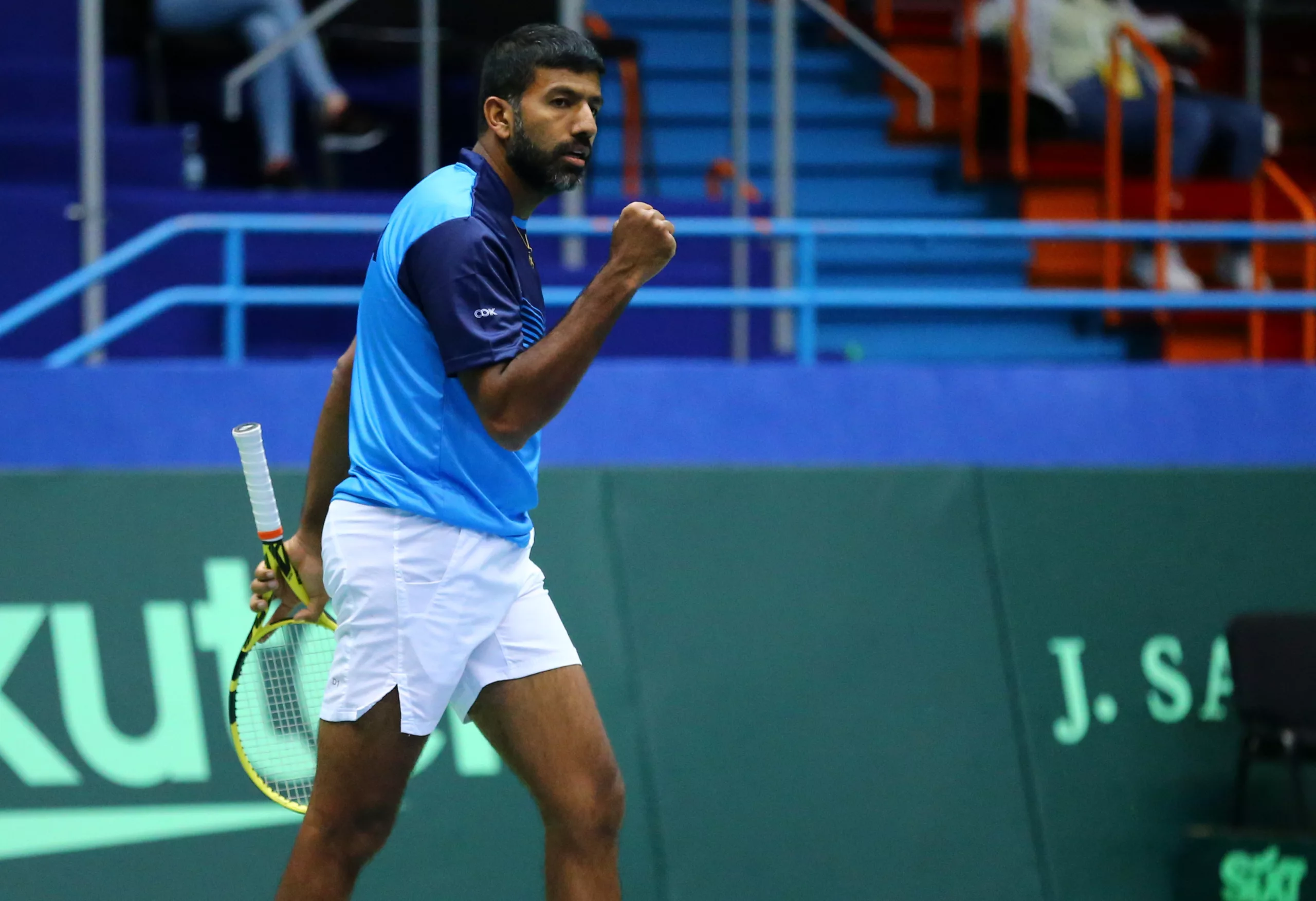 Rohan Bopanna, Image via Reuters