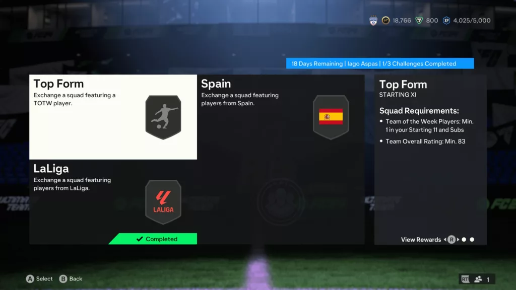 Screenshot 1744 EA FC24: How to do the 87-rated Flashback Iago Aspas SBC and is it worth doing?