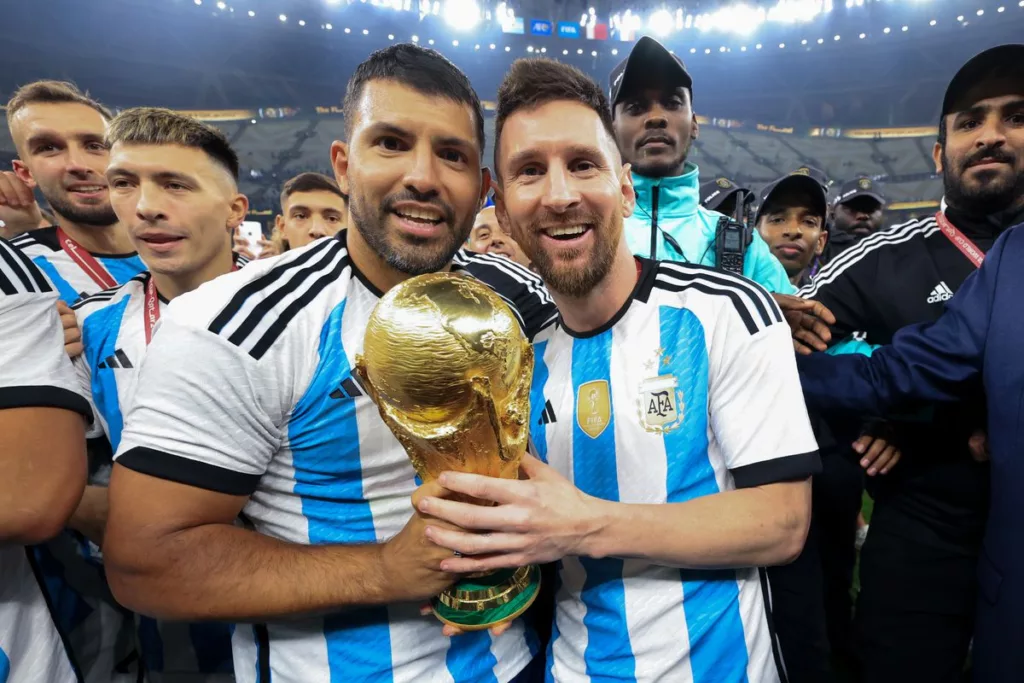 Srgio Aguero Lionel Messi Image via Barca Blaugarana Lionel Messi Joins Forces with Sergio Aguero as Co-Owner of KRU Esports