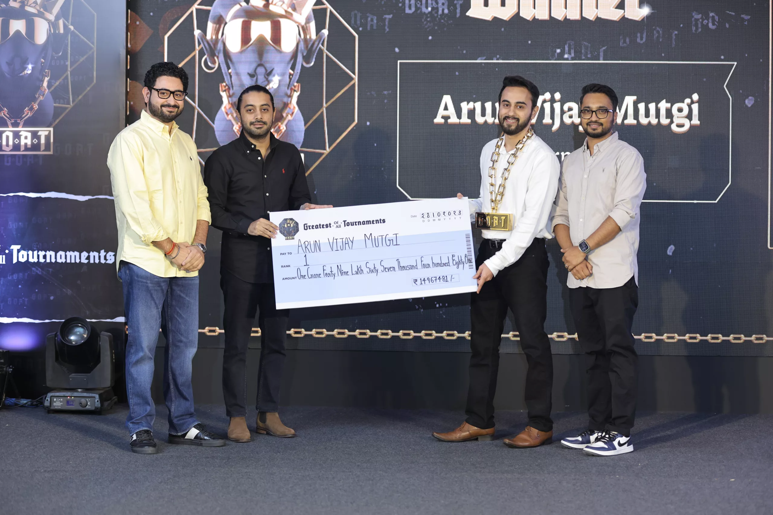 PokerBaazi Crowns Champions of the Second 'Greatest of All Tournaments' with INR 10 Crore Prize Pool
