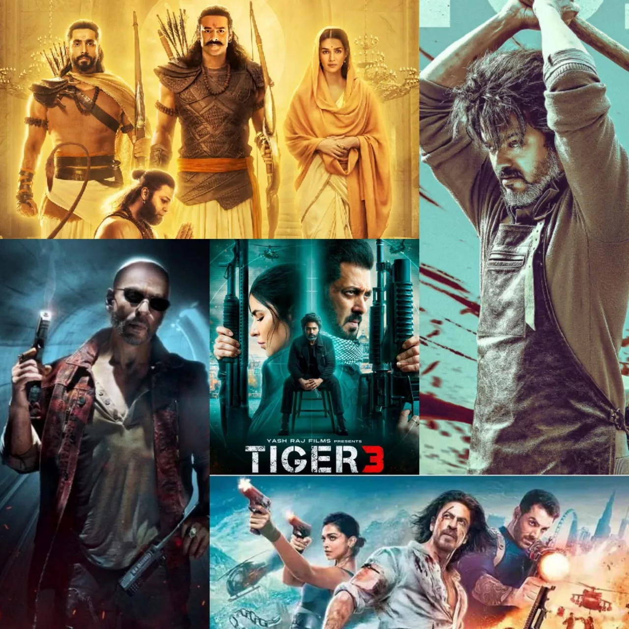 Top 5 Indian Movies with the Highest Opening at the Global Box Office in 2023