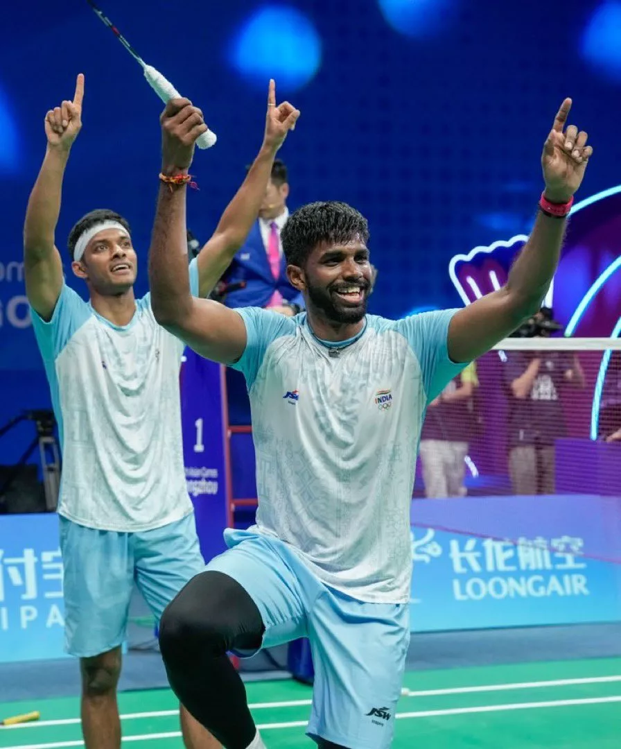Chirag Shetty’s Game-Winning Jersey from Historic Asian Games Victory Up for Charity Auction