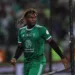 JEDDAH, SAUDI ARABIA - AUGUST 24: Allan Saint-Maximin of Al-Ahli during the Saudi Pro League match between Al-Ahli and Al Akhdoud at the Prince Abdullah al-Faisal Stadium on August 24, 2023 in Jeddah, Saudi Arabia. (Photo by Abdul Ghani Bashir Issa/MB Media/Getty Images)