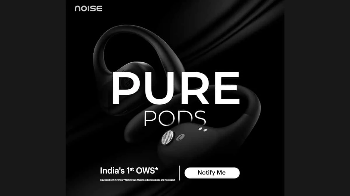 Noise Pure Pods Set to Launch in India, Serving as Both Earpods and Neckband