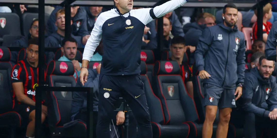 Soccer Football - Premier League - AFC Bournemouth v Chelsea - Vitality Stadium, Bournemouth, Britain - September 17, 2023 Chelsea manager Mauricio Pochettino Action Images via Reuters/Matthew Childs