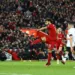 Soccer Football - Premier League - Liverpool v Manchester United - Anfield, Liverpool, Britain - March 5, 2023 Liverpool's Mohamed Salah scores their fourth goal REUTERS/Carl Recine
