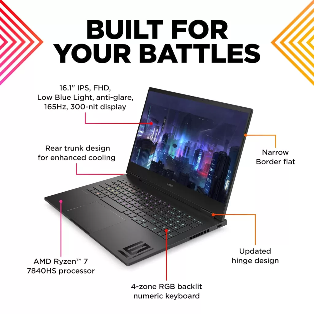 HP OMEN 16 with Ryzen 7 7840HS and RTX 4060 on sale for ₹1,25,990 with 12 months No Cost EMI