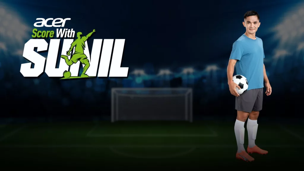 Join Acer India's Exciting "Score with Sunil" Gaming Contest and Showcase Your Football Skills