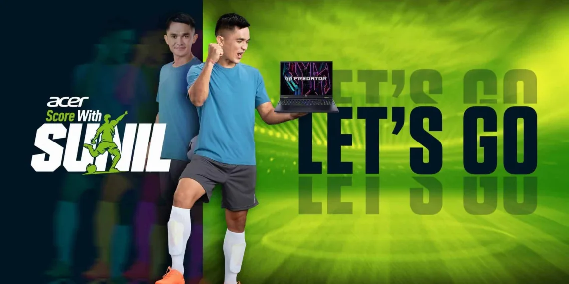 Join Acer India's Exciting "Score with Sunil" Gaming Contest and Showcase Your Football Skills