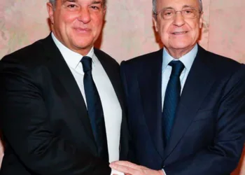 Florentino Perez and Joan Laporta, UEFA European Super League