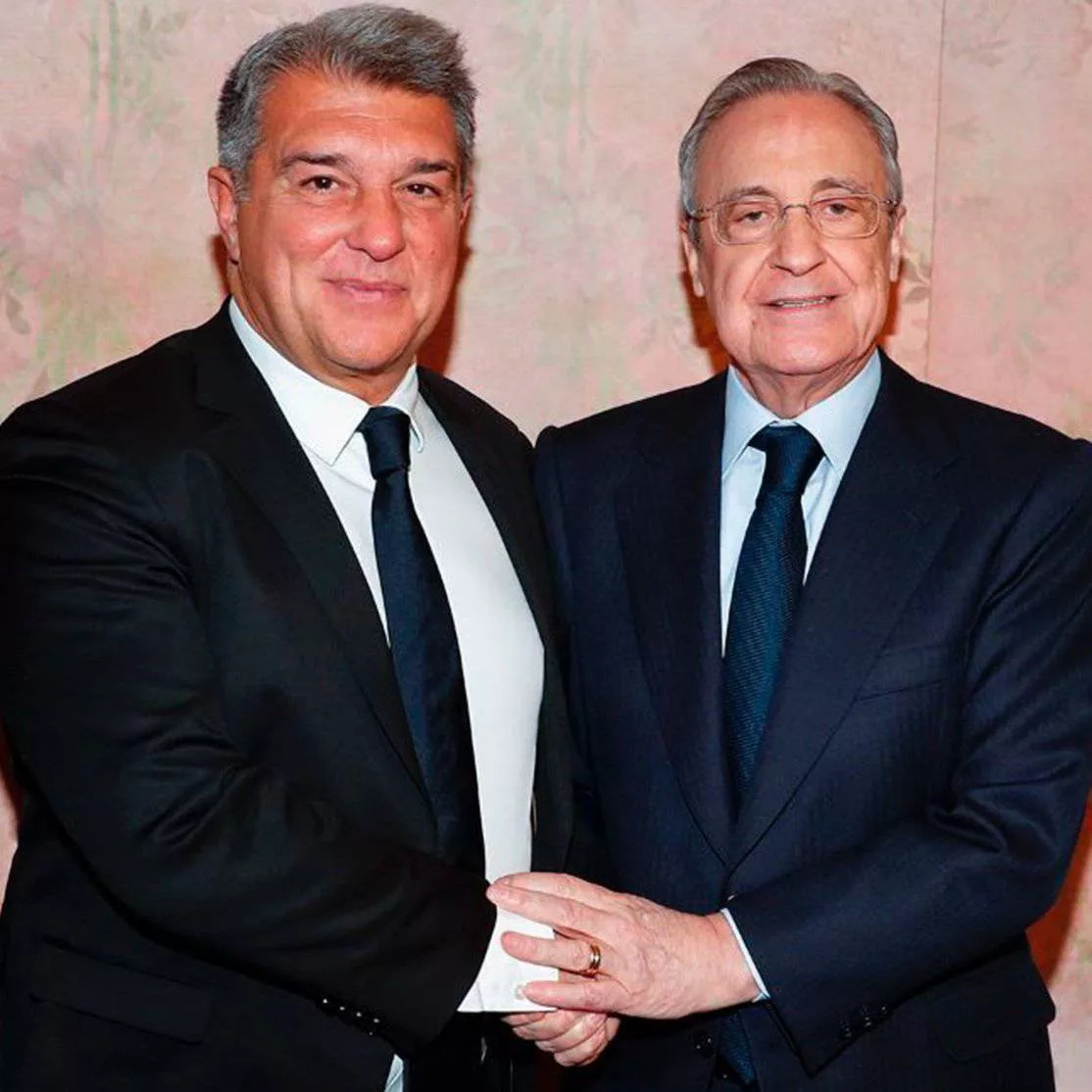 Florentino Perez and Joan Laporta, UEFA European Super League