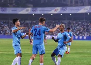 Greg Stewart Bipin Singh Mumbai City FC vs Mohun Bagan