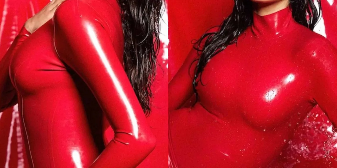 Dazzling in Red: Janhvi Kapoor Wows as She Extends Season's Greetings with her new photoshoot