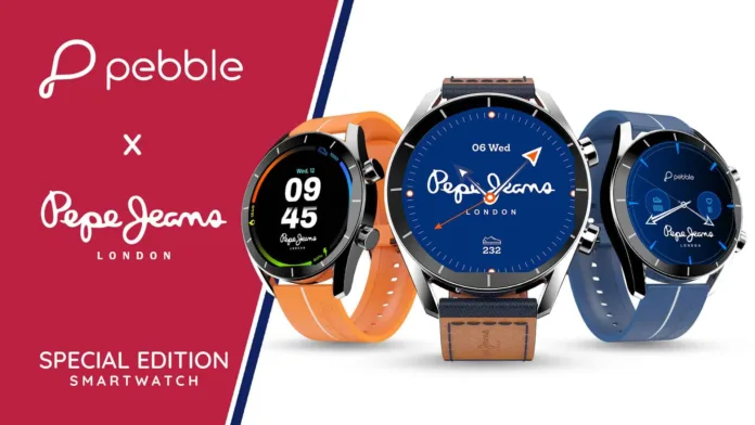 Pebble Spl Edition Pebble X Pepe Jeans Smartwatch