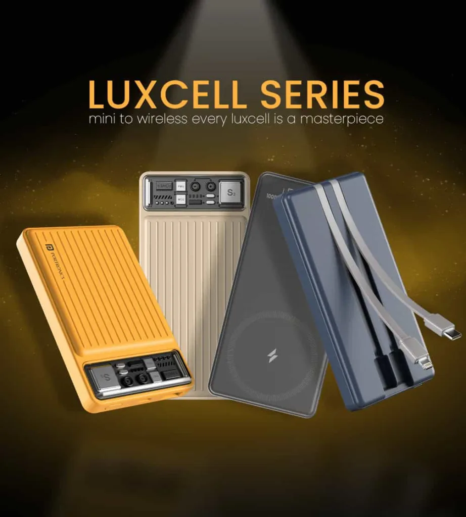 Portronics Luxcell Series Power Banks launched in India, starting at ₹1099