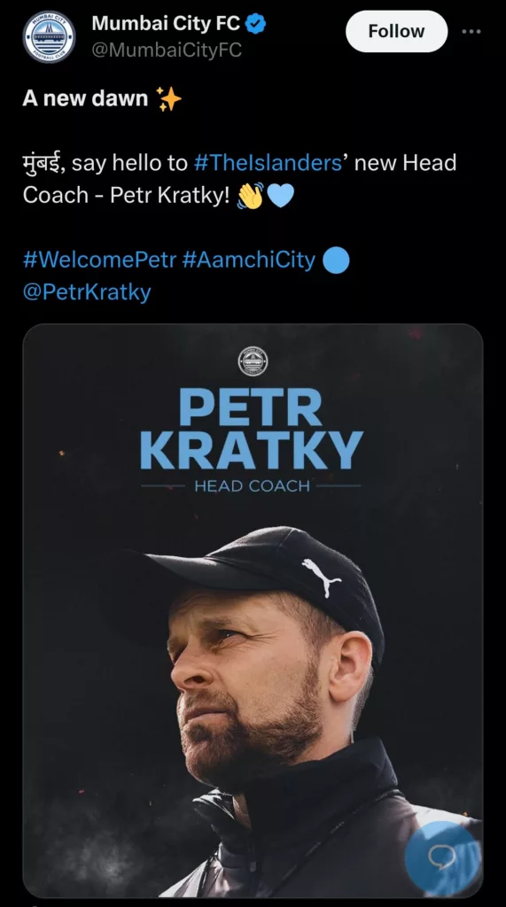 Screenshot 2023 12 09 18 43 20 46 40deb401b9ffe8e1df2f1cc5ba480b122 Who is Petr Kratky, Mumbai City FC's new head coach? Here's An in-depth look