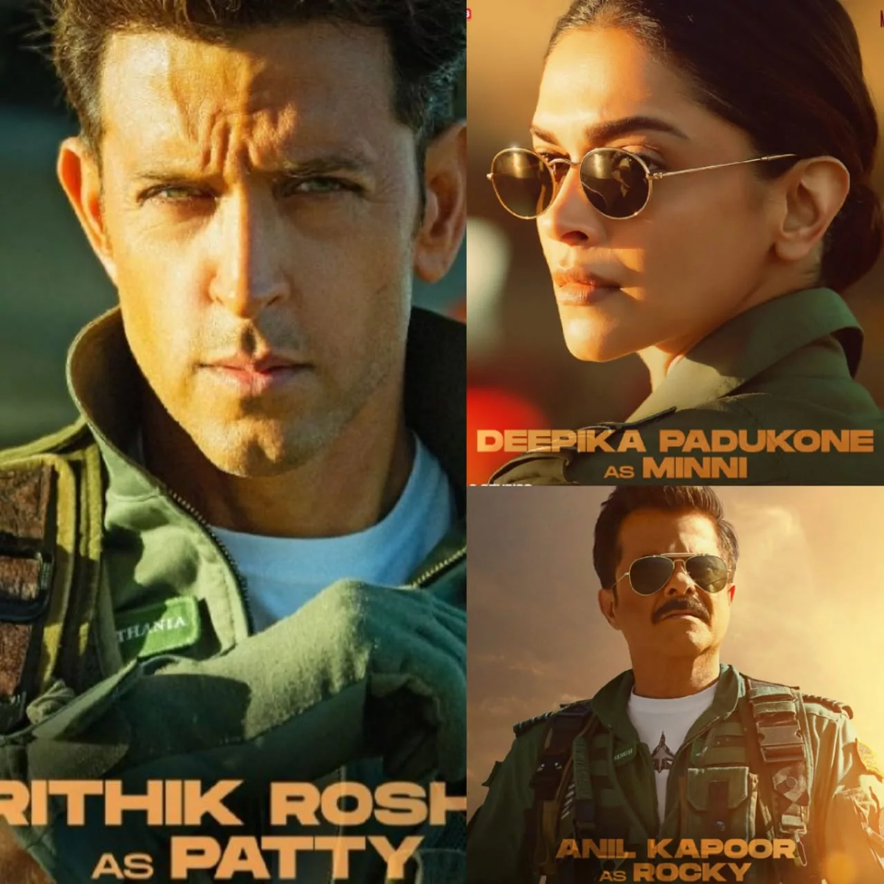 Fighter Reveals New Dynamic Character Posters Featuring Deepika Padukone and Anil Kapoor