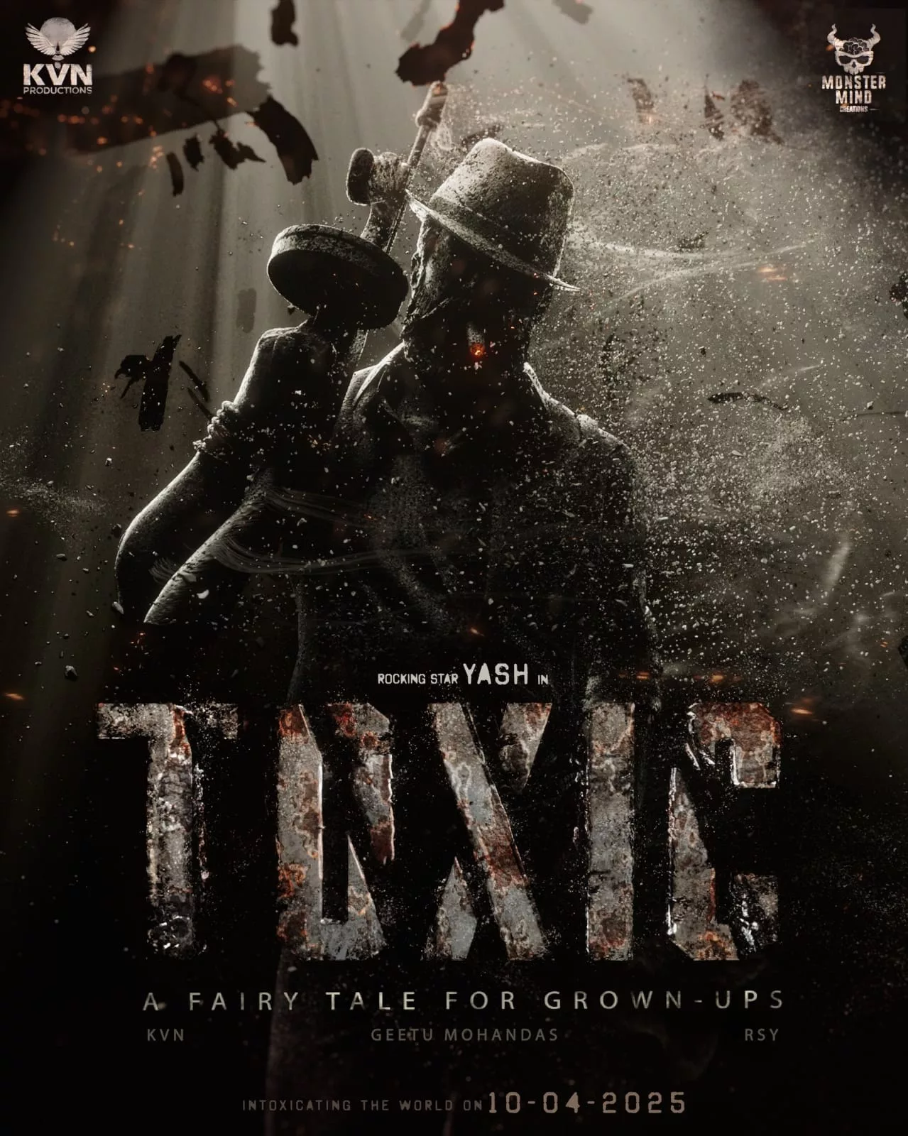 Watch Teaser: Yash Reveals Toxic as his Upcoming 19th Film Title